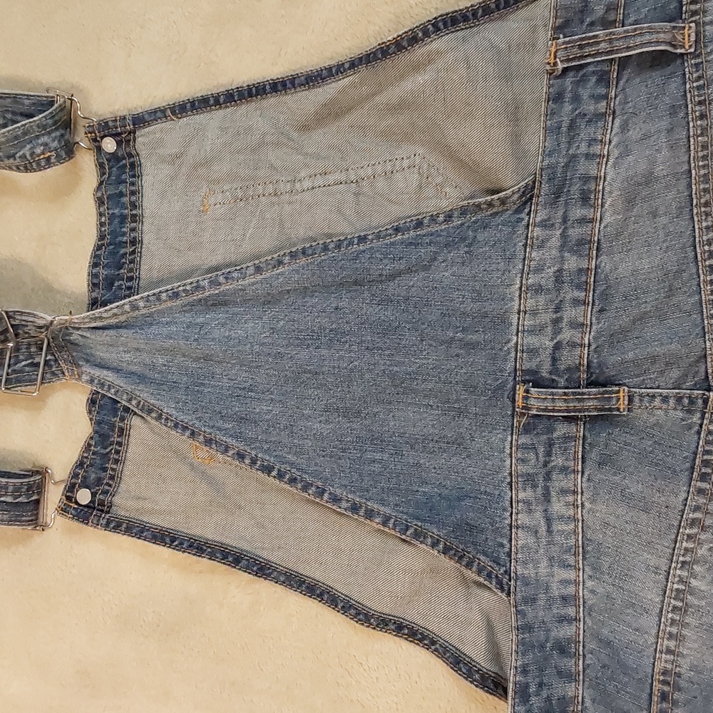 Designed By Special A In La Distressed Straight Leg Womens Overalls Size M - Picture 13 of 16
